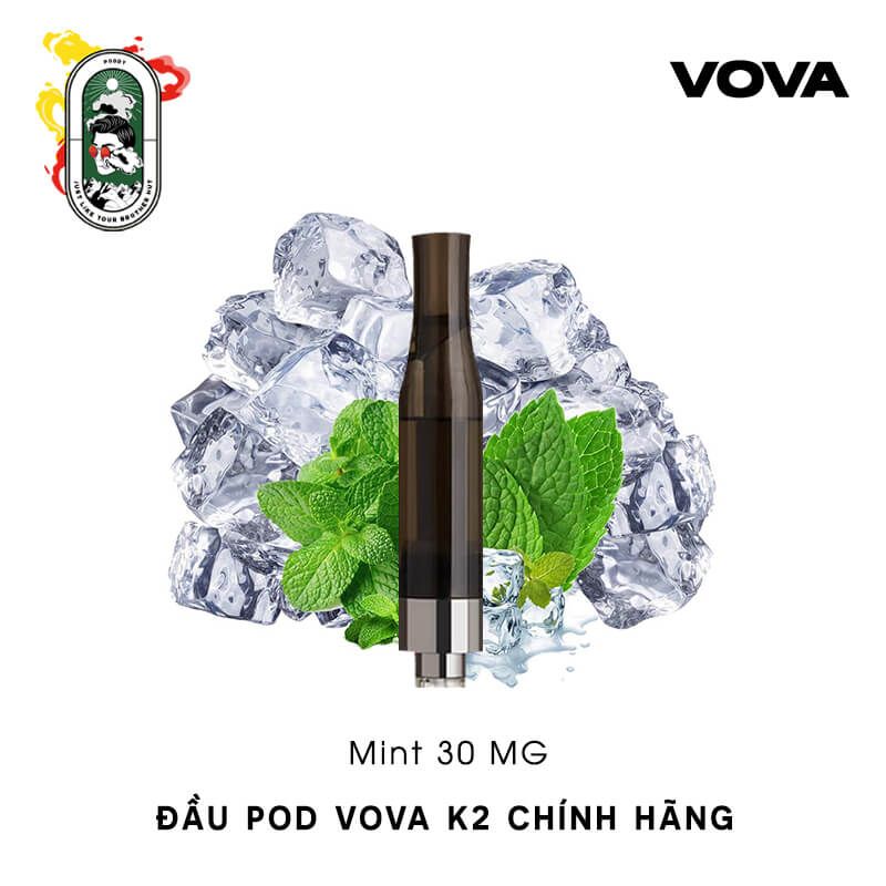  Pack 4 Đầu Pod Dầu Thay Thế VOVA K2 Mint Bạc Hà Chính Hãng 