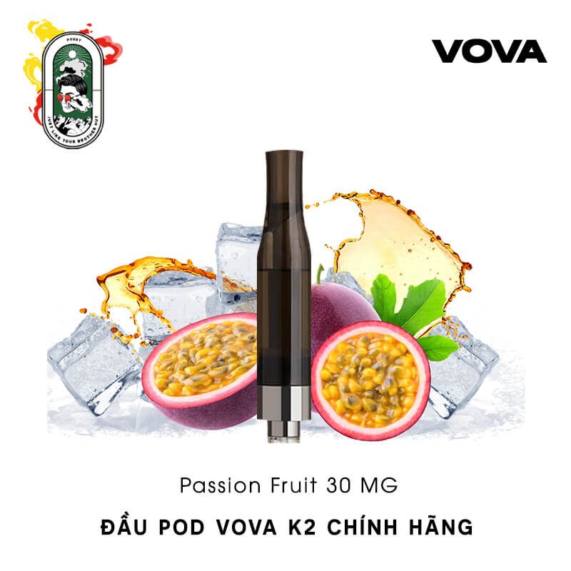  Pack 4 Đầu Pod Dầu Thay Thế VOVA K2 Passion Fruit Chanh Dây Chính Hãng 