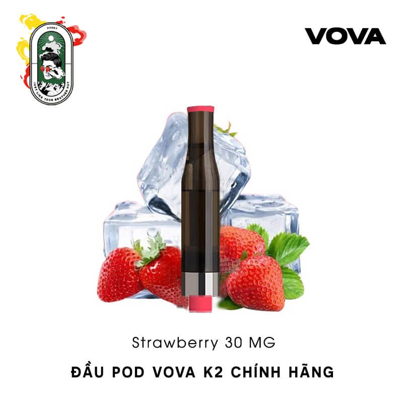  Pack 4 Đầu Pod VOVA K2 Strawberry Dâu tây Chính Hãng 