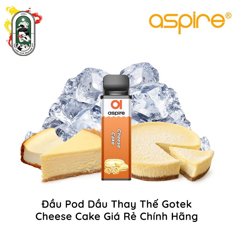  Đầu Pod Dầu Thay Thế Aspire Gotek Cheese Cake Chính Hãng 