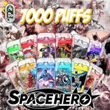  Pod Dùng 1 lần Space Hero 7000 hơi vị Bạc Hà Chính Hãng 