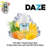  Tinh Dầu Vape 7 Daze Fusion Salt Iced Pineapple Mango Orange 30ml Chính Hãng 