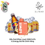  Đầu Pod Dầu Thay Thế Elfbar Lowit 5500 Hơi Energy Chính Hãng 