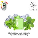  Đầu Pod Dầu Thay Thế Elfbar Lowit 5500 Hơi Mint Chính Hãng 