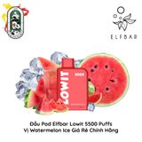  Đầu Pod Dầu Thay Thế Elfbar Lowit 5500 Hơi Watermelon Ice Chính Hãng 