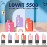  Đầu Pod Dầu Thay Thế Elfbar Lowit 5500 Hơi Strawberry Yogurt Chính Hãng 