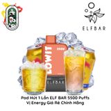  Pod Dùng 1 Lần Elfbar Lowit 5500 Hơi Energy Chính Hãng 