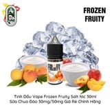  Tinh Dầu Vape Mỹ Frozen Fruity Salt Nic Sữa Chua Đào 30ml Chính Hãng 