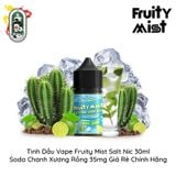  Tinh Dầu Vape Fruity Mist Salt Nic Soda Chanh Xương Rồng 30ml Chính Hãng 