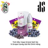  Tinh Dầu Vape Kristal Salt Grape Candy Parasol 15ML Chính Hãng 