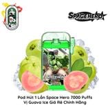  Pod Dùng 1 lần Space Hero 7000 hơi vị Ổi Lạnh Chính Hãng 