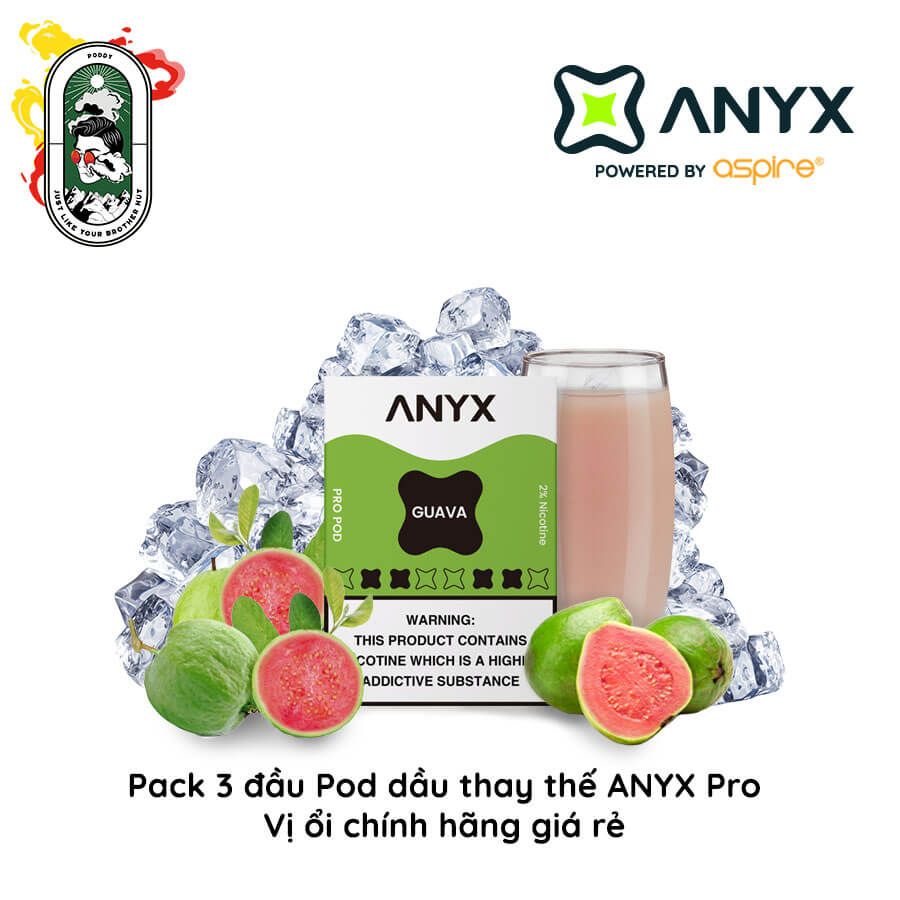  Pack 3 Đầu Pod Dầu Thay Thế ANYX Ôỉ chính hãng 