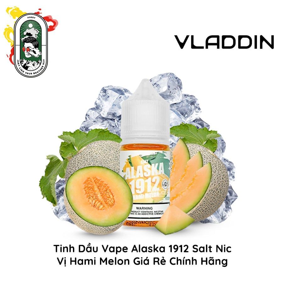  Tinh dầu Vape Alaska 1912 Dưa Gang 30ml Chính Hãng 