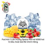  Pod 1 Lần Husky Space Marvel 6000 Hơi Dâu Xoài Sạc Lại Giá Rẻ Chính Hãng 