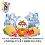  Pod 1 Lần Husky Space Marvel 6000 Trái Cây Nhiệt Đới Sạc Lại Giá Rẻ Chính Hãng 