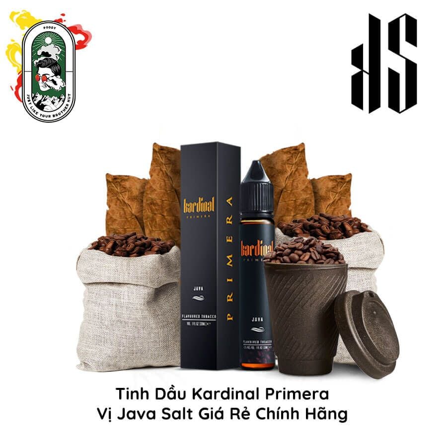  Tinh Dầu Vape Kardinal Primera Salt Nic Java 30ml Chính Hãng 