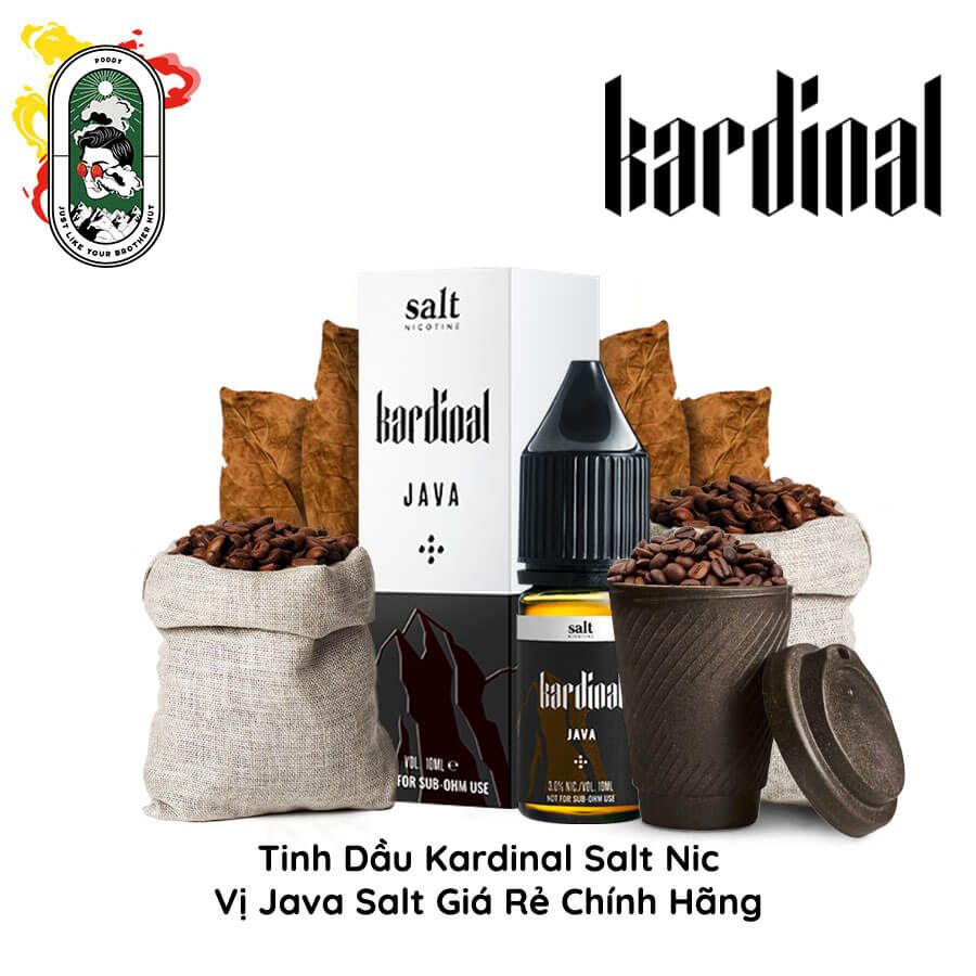  Tinh Dầu Vape Kardinal Java Salt 10ml Chính Hãng 