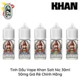  Tinh Dầu Vape Mỹ Khan Salt Nic Trà Nhài 30ml Chính Hãng 