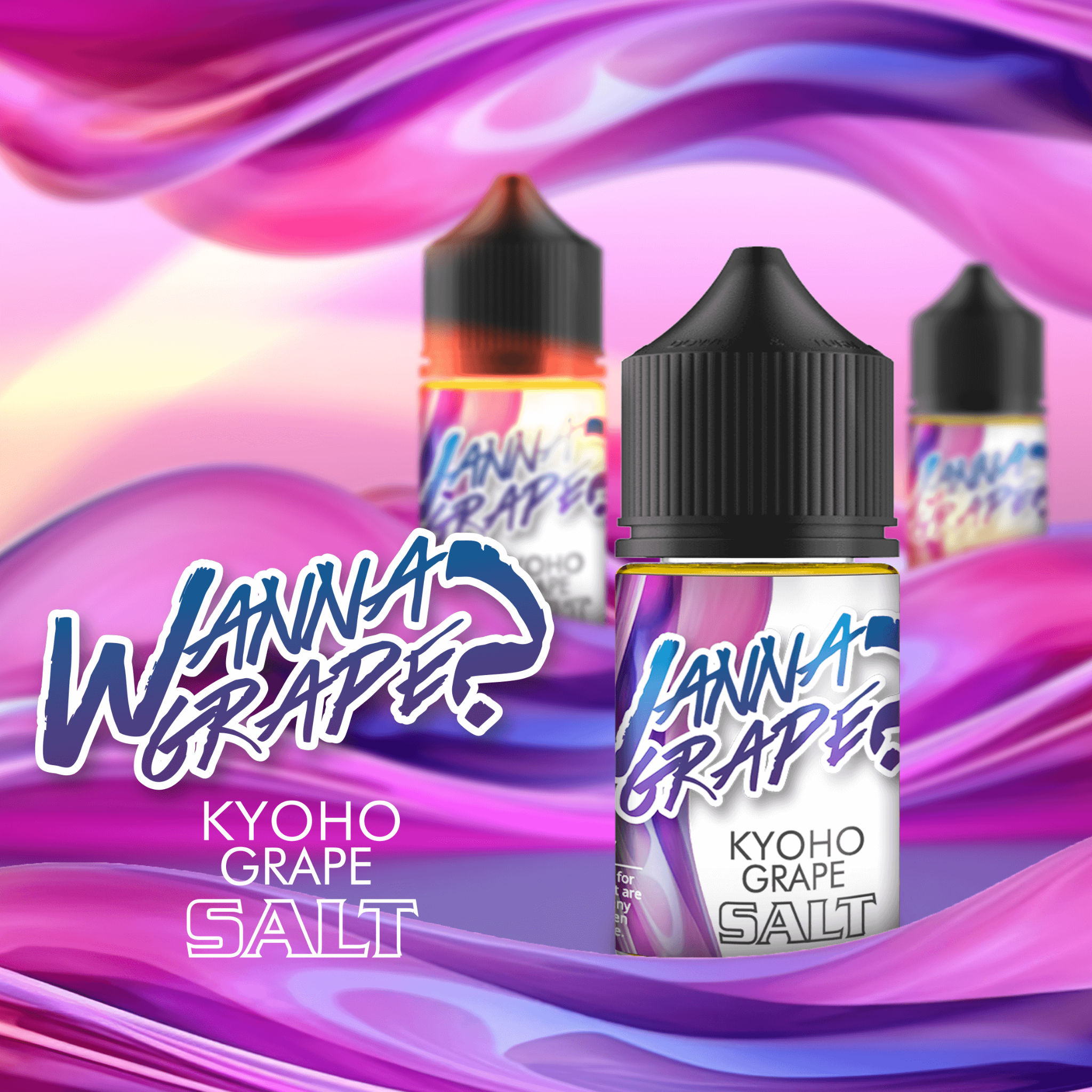  Tinh Dầu Vape Thái Wanna Grape Salt Nic Nho Kyoho 30ml Chính Hãng 