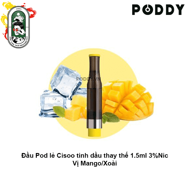  Đầu Pod VOVA Cisoo K1 Mango Xoài 30MG Chính Hãng 