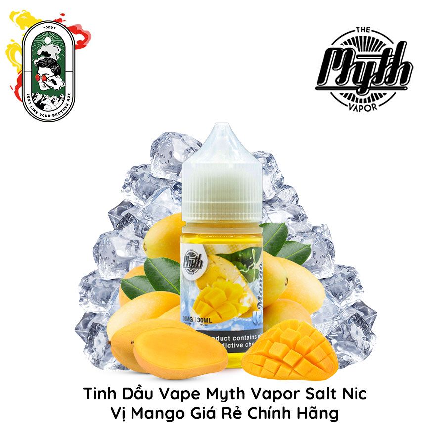  Tinh Dầu Vape Myth Vapor Salt Nic Xoài Lạnh 30ML Chính Hãng 