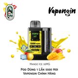  Pod Dùng 1 Lần 5500 Hơi Vapengin Mango Ice 50MG Chính Hãng 