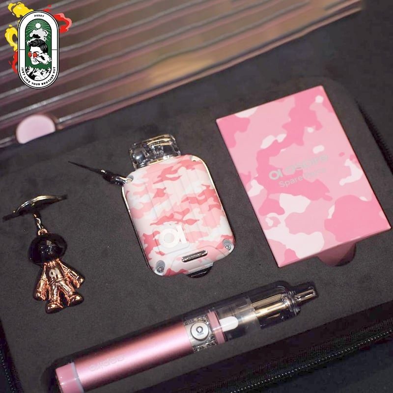  Pod System Aspire Riil X Pink Camouflag Limited Gift Set Chính Hãng 