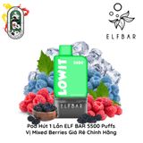  Pod Dùng 1 Lần Elfbar Lowit 5500 Hơi Mixed Berries Chính Hãng 