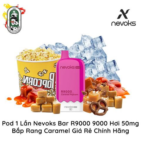 Pod 1 lần Nevoks Bar R9000 Chính Hãng Có 9000 Hơi Và Giá Rẻ