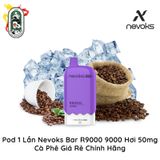  Pod 1 Lần Nevoks Bar R9000 9000 Hơi Cà Phê Sạc Lại Giá Rẻ Chính Hãng 