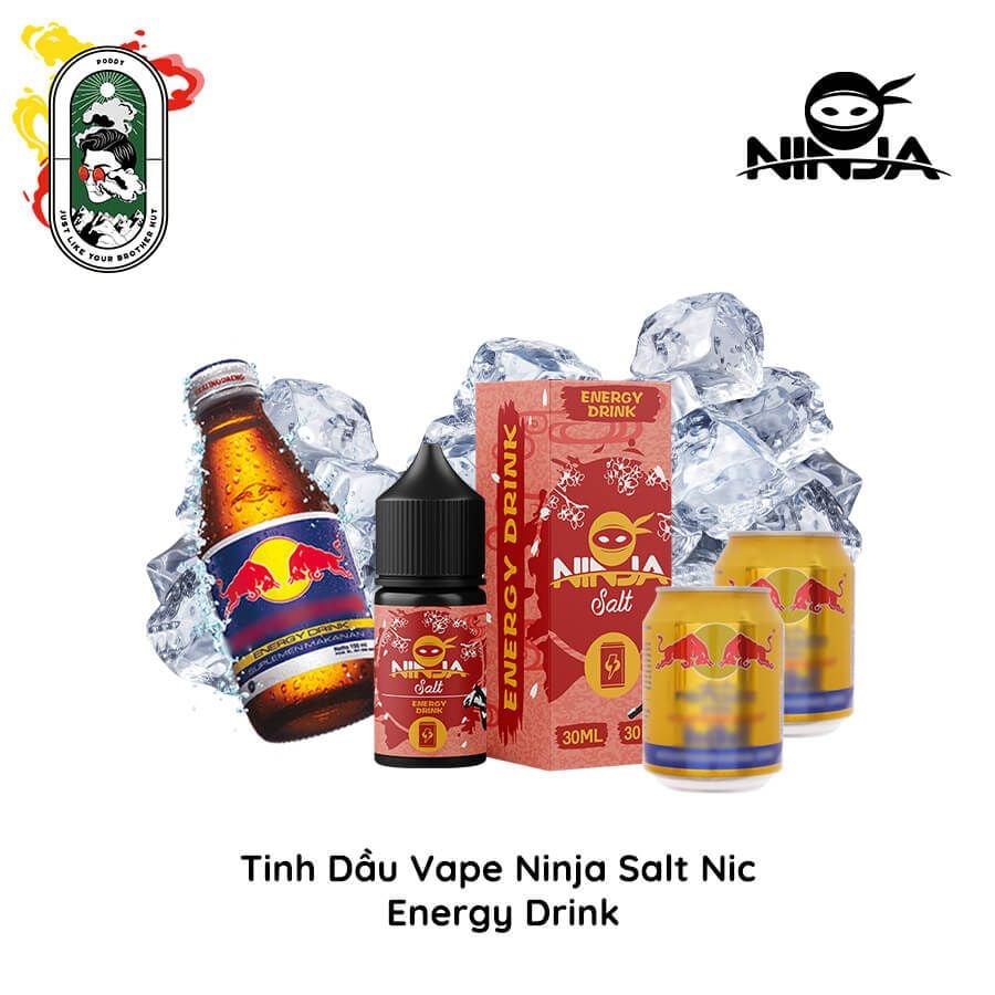  Tinh Dầu Vape Ninja Salt Nic Nước Tăng Lực 30ml Chính Hãng 