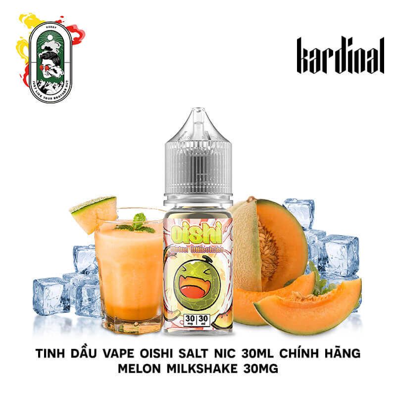  Tinh Dầu Vape Oishi Salt Nic Melon Milkshake Sữa Lắc Dưa Lưới 30mg Chính Hãng 