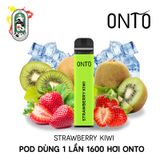  Pod Dùng 1 Lần 1600 Hơi ONTO 6ML Strawberry Kiwi Dâu Kiwi 50MG Chính Hãng 