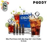  Pack 4 Đầu Pod VOVA Cisoo Ice Cola Cola Lạnh Chính Hãng 