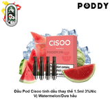  Pack 4 Đầu Pod VOVA Cisoo Watermelon Dưa hấu Chính Hãng 