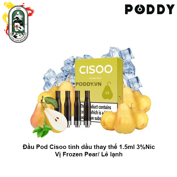  Pack 4 Đầu Pod VOVA Cisoo Frozen Pear Lê Lạnh Chính Hãng 