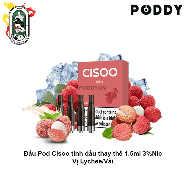  Pack 4 Đầu Pod VOVA Cisoo Lychee Vải Chính Hãng 