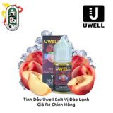  Tinh dầu Vape Uwell Salt Nic Đào Lạnh 30ml Chính Hãng 