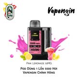  Pod Dùng 1 Lần 5500 Hơi Vapengin Pink Lemonade 50MG Chính Hãng 