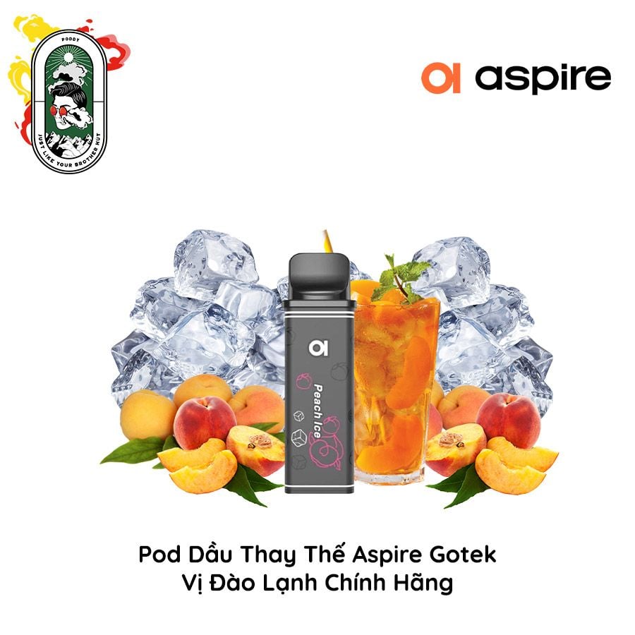  Đầu Pod Dầu Aspire Gotek Đào Lạnh Chính Hãng 