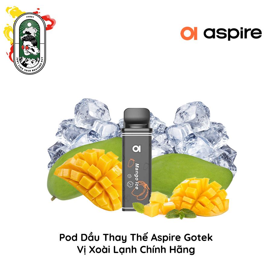  Đầu Pod Dầu Aspire Gotek Xoài Lạnh Chính Hãng 