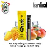  Pod dùng 1 lần Quik 2000 hơi Xoài Mango Chính Hãng 