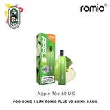  Pod Dùng 1 Lần Romio Plus V2 Apple Táo Chính Hãng 