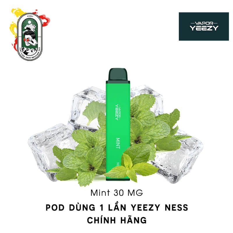 Bán Pod hút 1 lần Vapor Yeezy Ness Mint Bạc Hà (Disposable Pod)