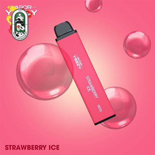  Pod Hút 1 Lần Vapor Yeezy Ness Strawberry Ice Dâu Lạnh Chính Hãng 