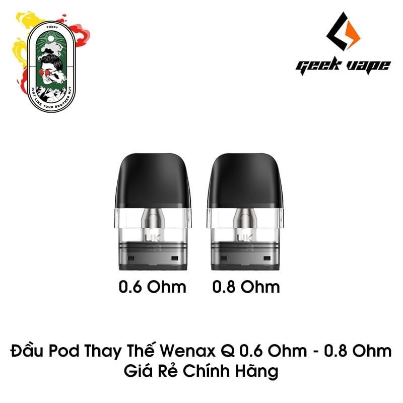  Đầu Pod Thay Thế Geekvape Wenax Q 0.6 – 0.8 Ohm Chính Hãng 