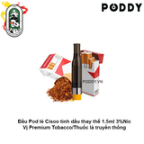  Đầu Pod VOVA Cisoo K1 Selected Tobacco Thuốc Lá Cao Cấp 30MG Chính Hãng 