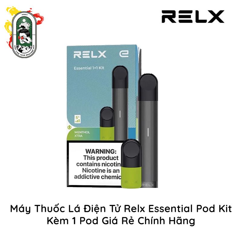  Pod System Relx Essential Kèm 1 Pod Chính Hãng 