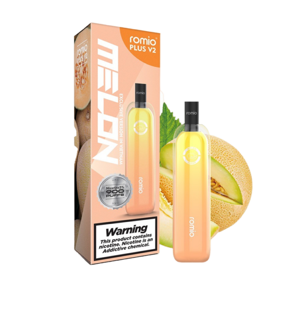  Pod Dùng 1 Lần Romio Plus V2 Melon Dưa Lưới Chính Hãng 