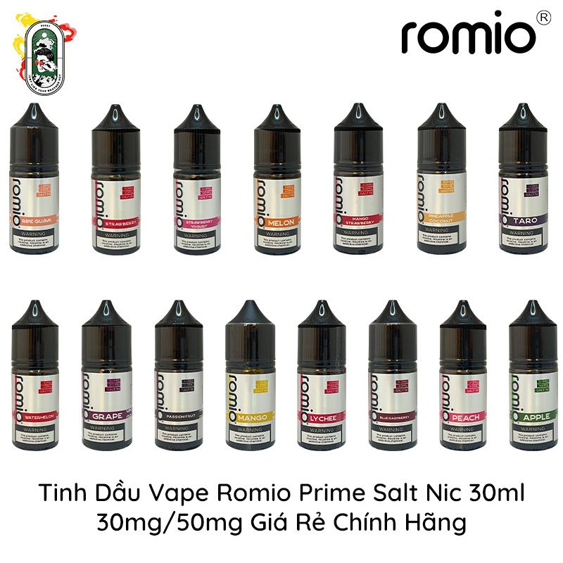  Tinh Dầu Vape Romio Prime Salt Nic Dưa hấu 30ml Chính Hãng 